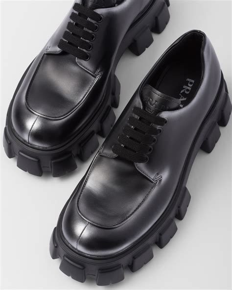 men prada lace shoe leather|original prada shoes.